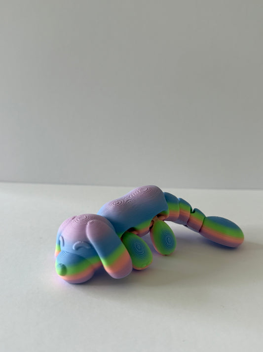 Rainbow fidget puppy